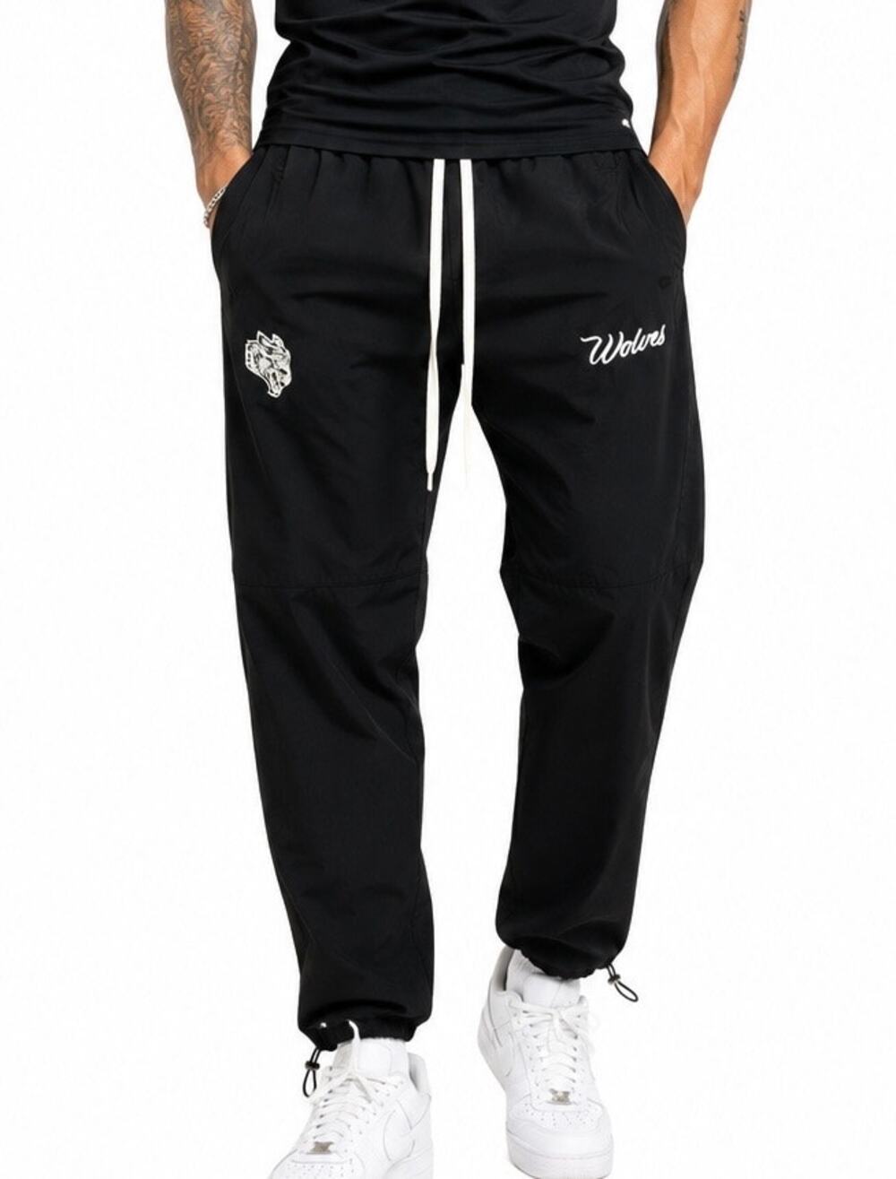 Darc Sport Wolves Limited Edition Track Pants Embroidered Logo #20/1000 Size M